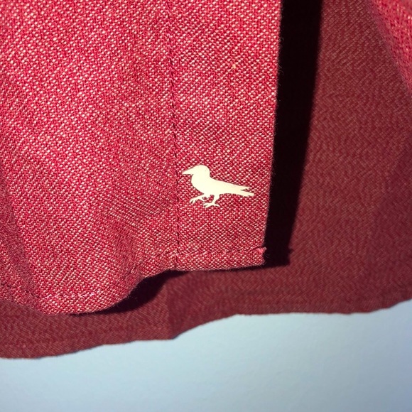 Red Button Down Shirt - Picture 4 of 5